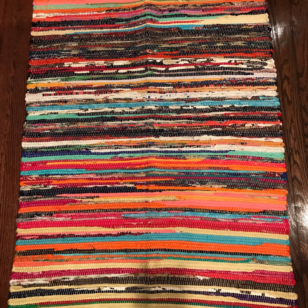 Chindi | Colorful Woven Rag Rug - Picture 3 of 7